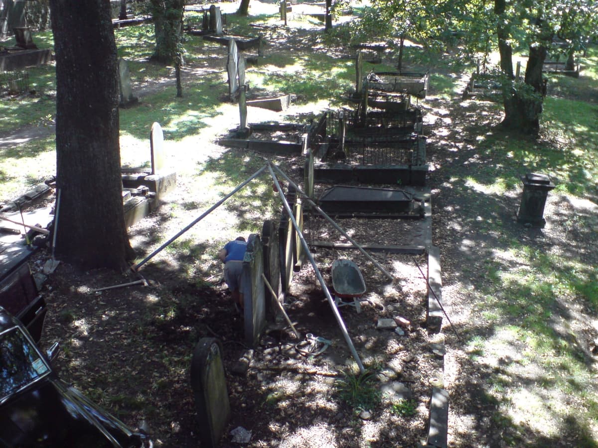 Repair Work At Symonds Street Cemetery